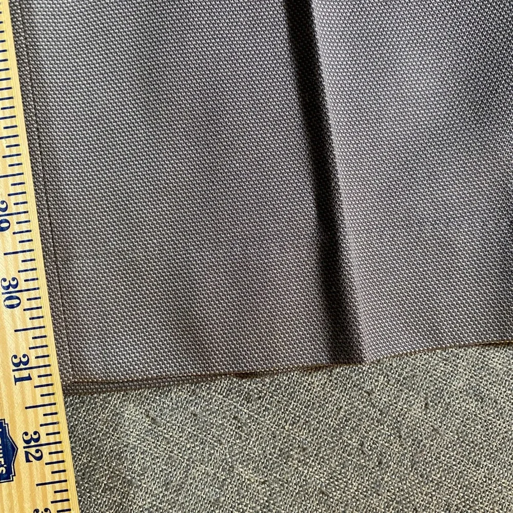 Banana Republic Mens Tailored Slim Fit Non Iron Grey Heathered Dress Pants 34x32